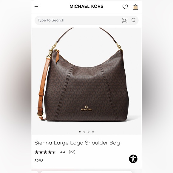 Michael Kors large sienna logo bag. Like new. No flaws - Picture 8 of 8